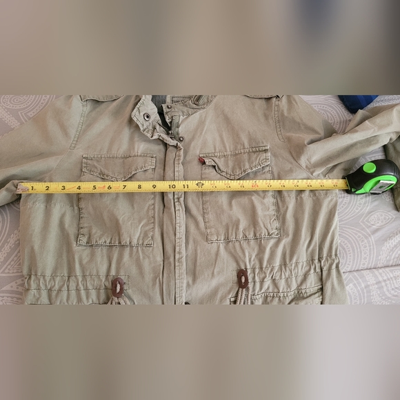 Levi's Olive Green Military Jacket - Picture 5 of 7
